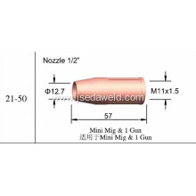 TWC 21-50 Welding Nozzle